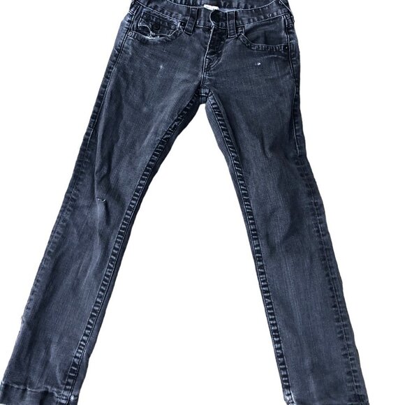 Vintage True Religion Jeans Size 27 STRAIGHT Gray - Picture 7 of 7